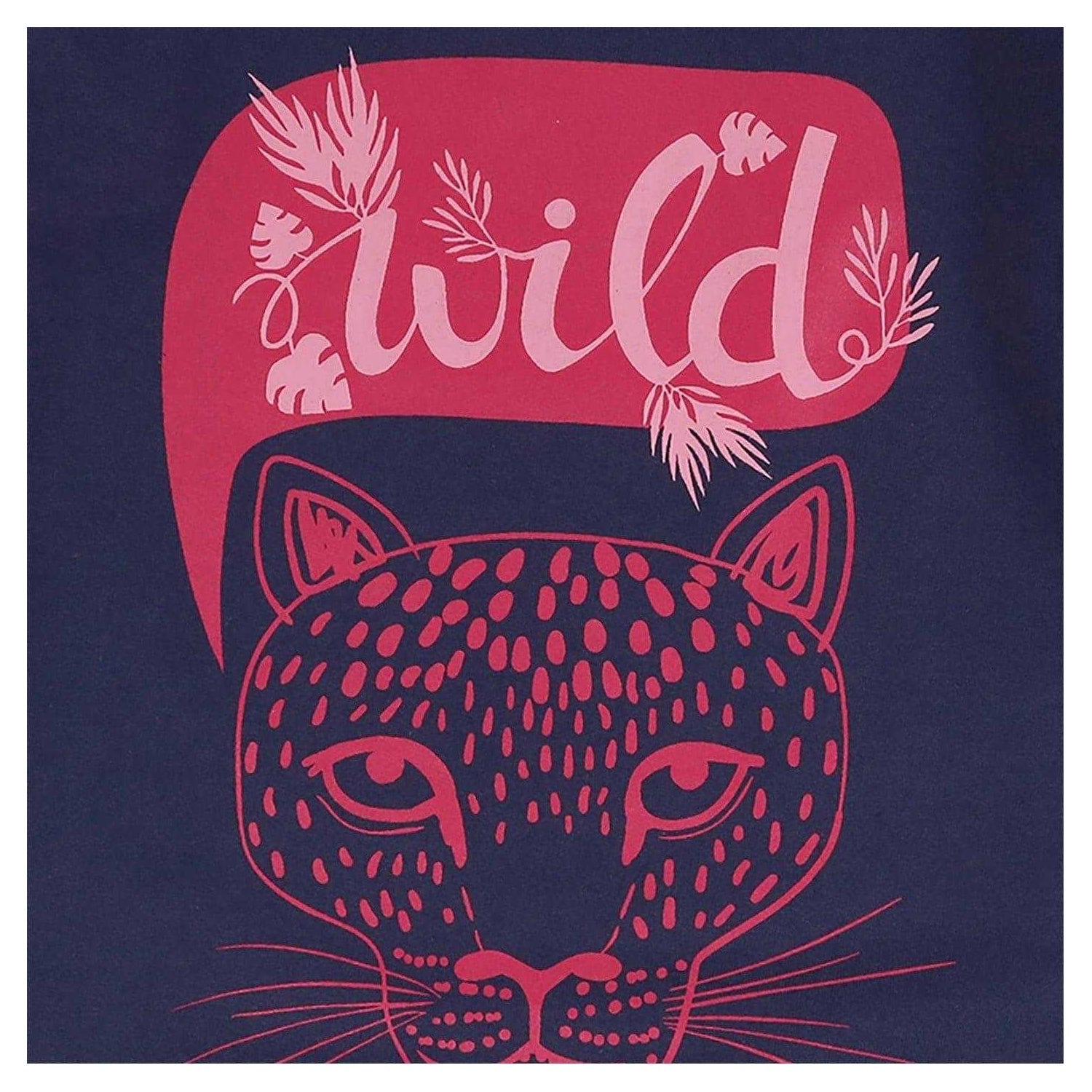Navy - Lifestyle - Lilly & Sid Girls Wildcat Ruffle Sweatshirt