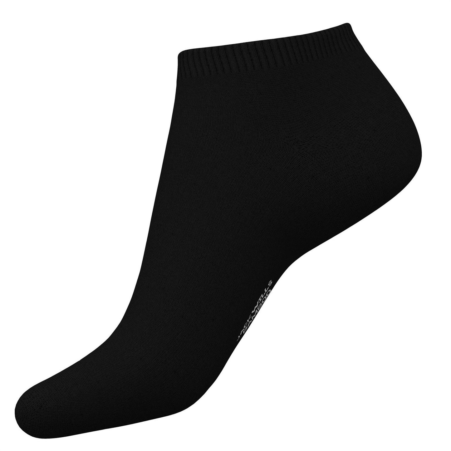 Black - Side - Jack Wills Mens Ankle Socks (Pack of 5)