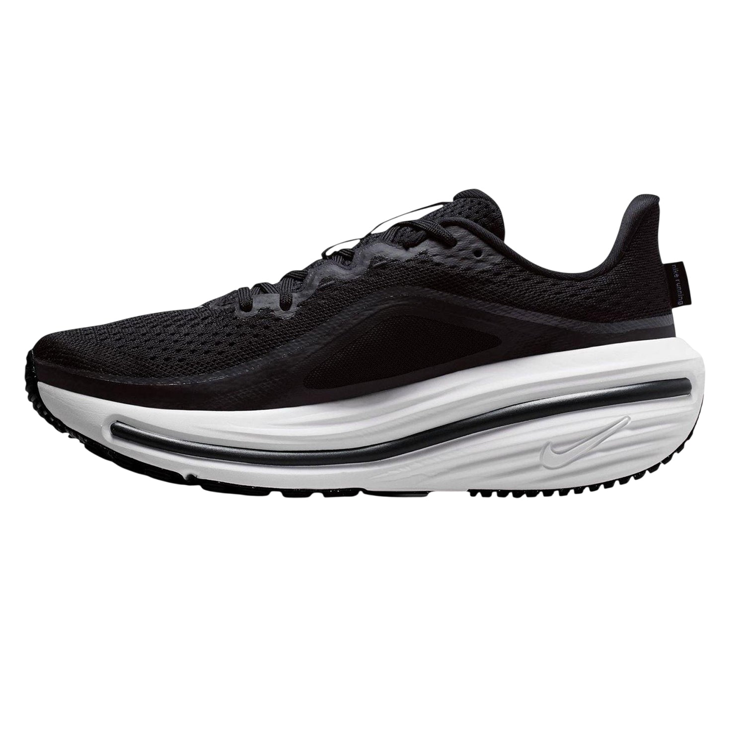 Black-White - Side - Nike Womens-Ladies Winflo 12 Trainers