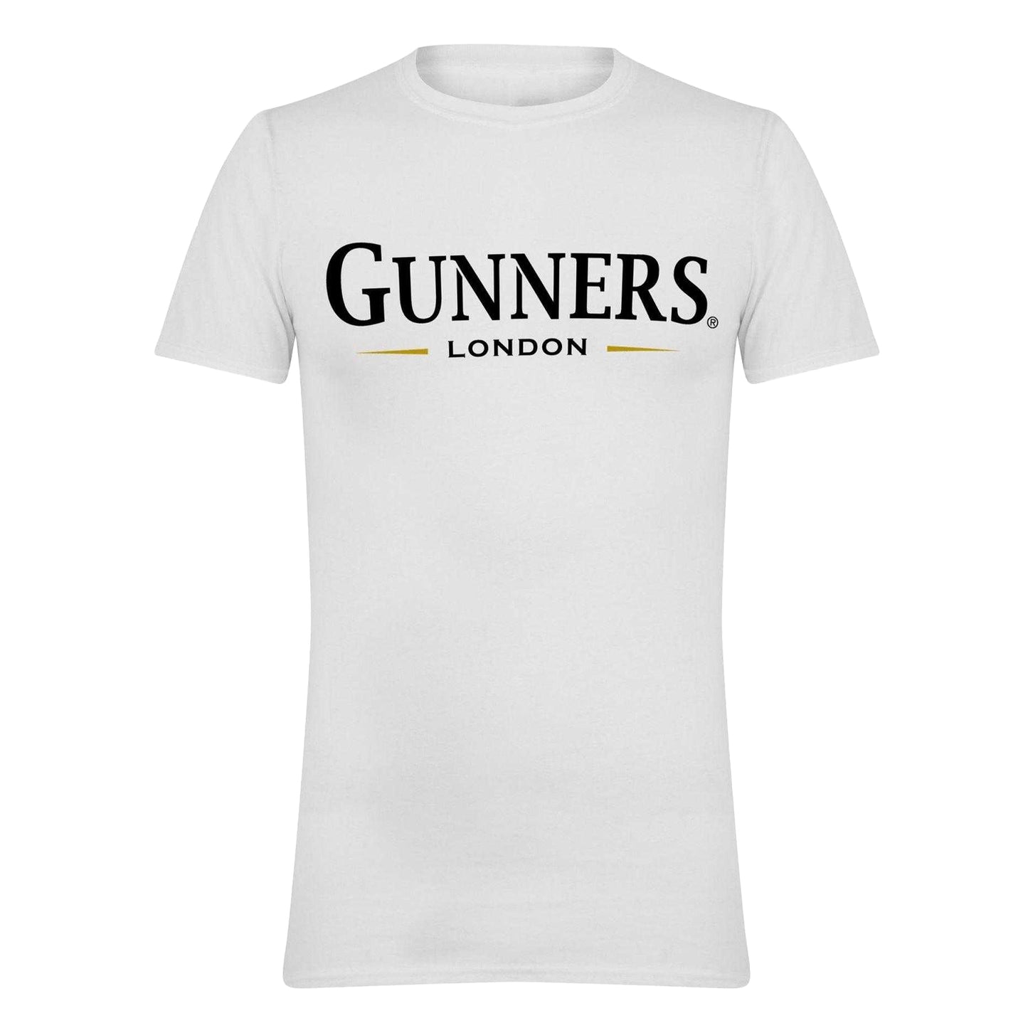 White - Front - AWD Mens Gunners EFL Regular T-Shirt