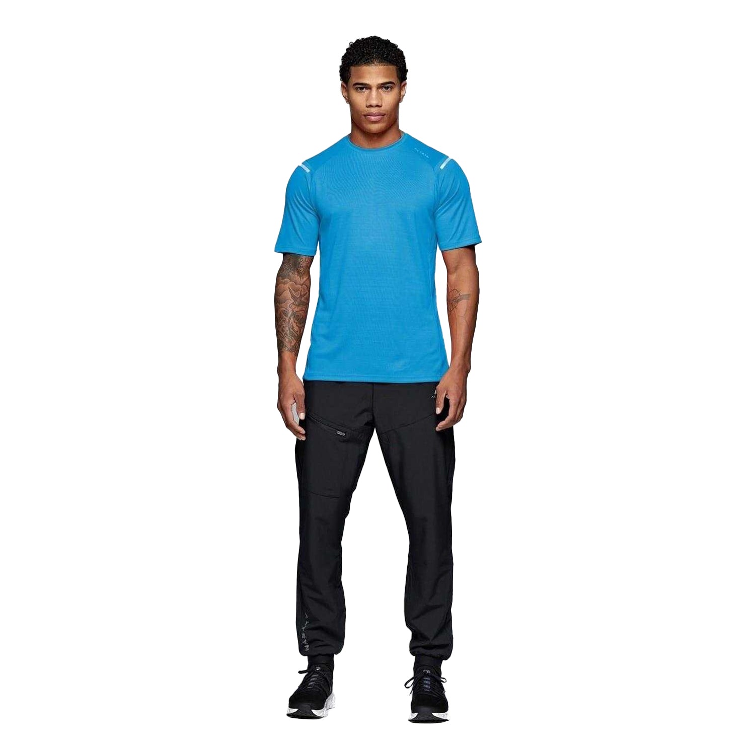 Azure - Side - ALTRYN Mens Elter Tech Regular T-Shirt