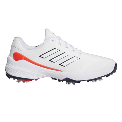 White - Side - Adidas Mens ZG23 Spiked Golf Shoes