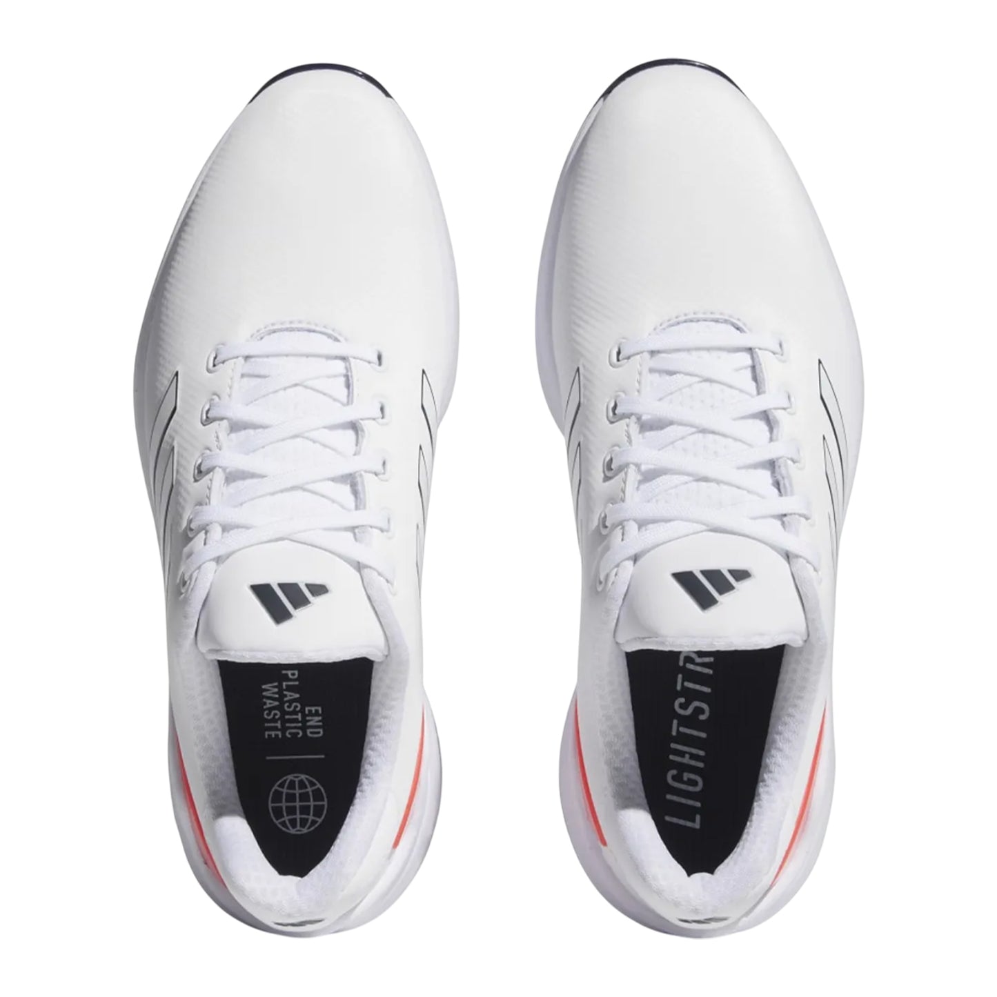 White - Pack Shot - Adidas Mens ZG23 Spiked Golf Shoes