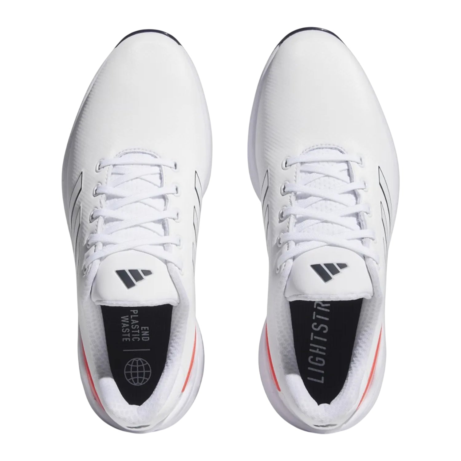 White - Pack Shot - Adidas Mens ZG23 Spiked Golf Shoes