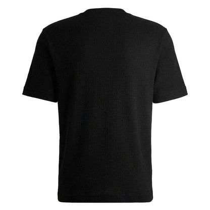 Black - Back - Hugo Mens Austin Crew Neck Regular T-Shirt