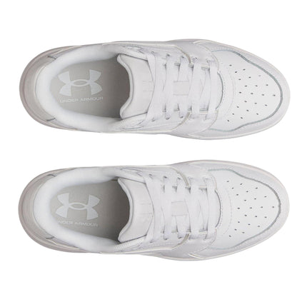 White - Side - Under Armour Mens Low Cut Trainers