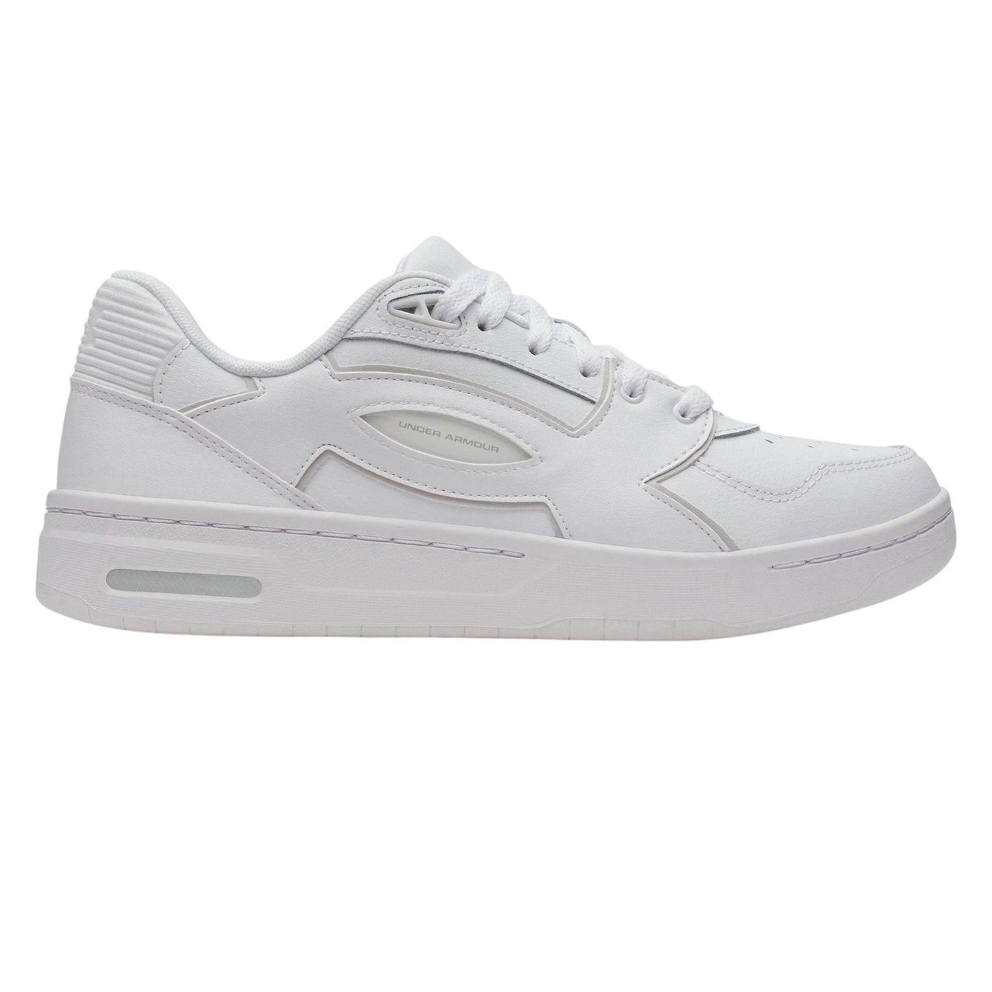 White-Grey - Front - Under Armour Mens Low Cut Trainers