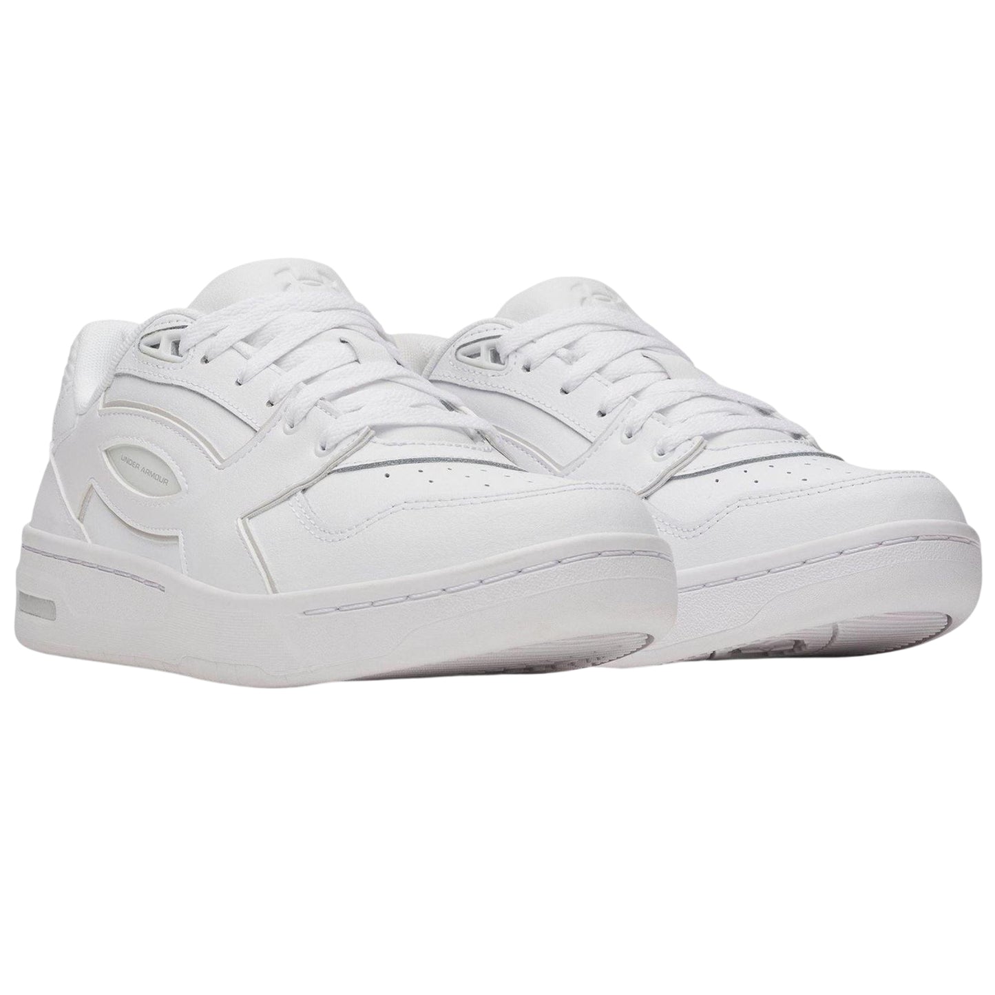 White-Grey - Lifestyle - Under Armour Mens Low Cut Trainers