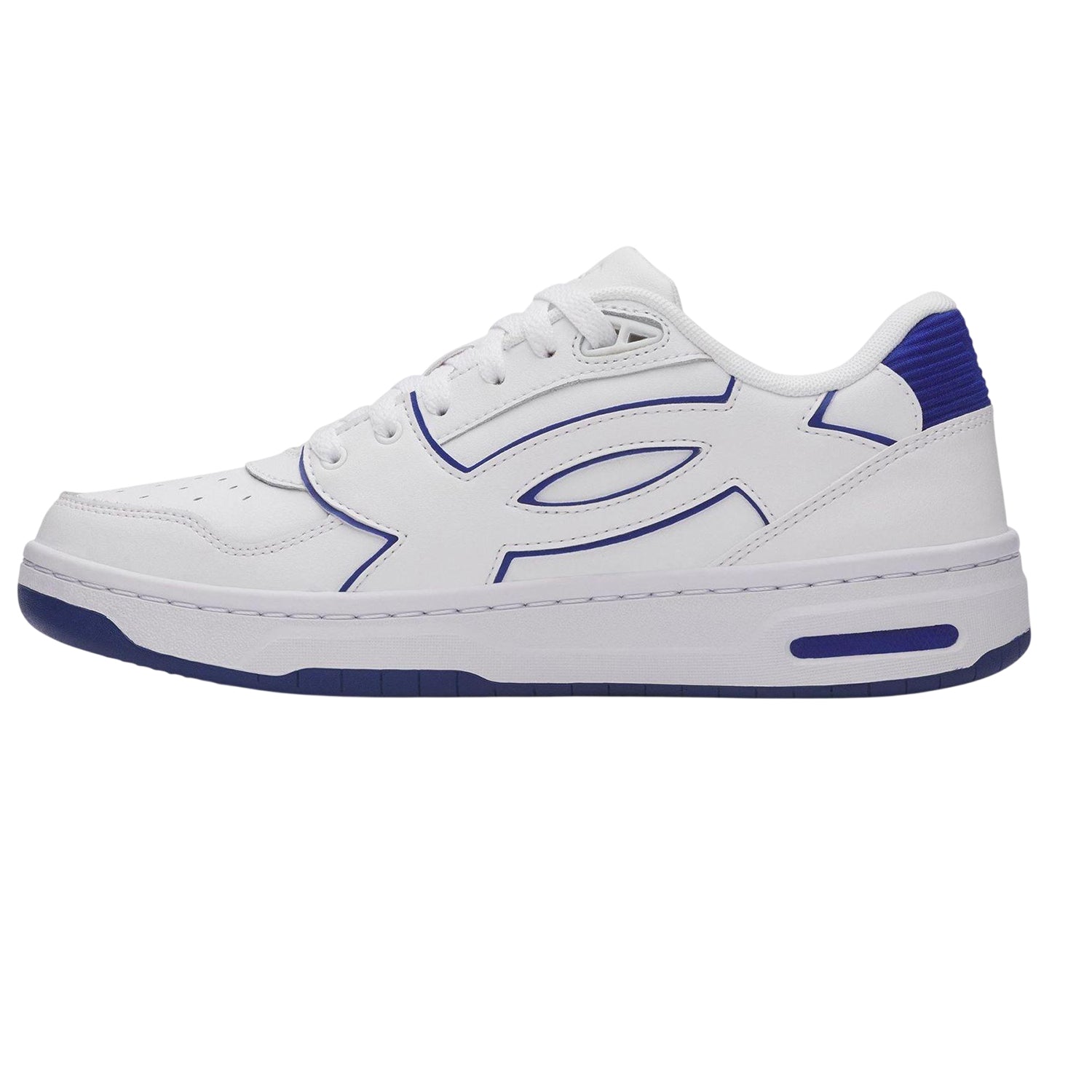 White-Royal Blue - Back - Under Armour Mens Low Cut Trainers