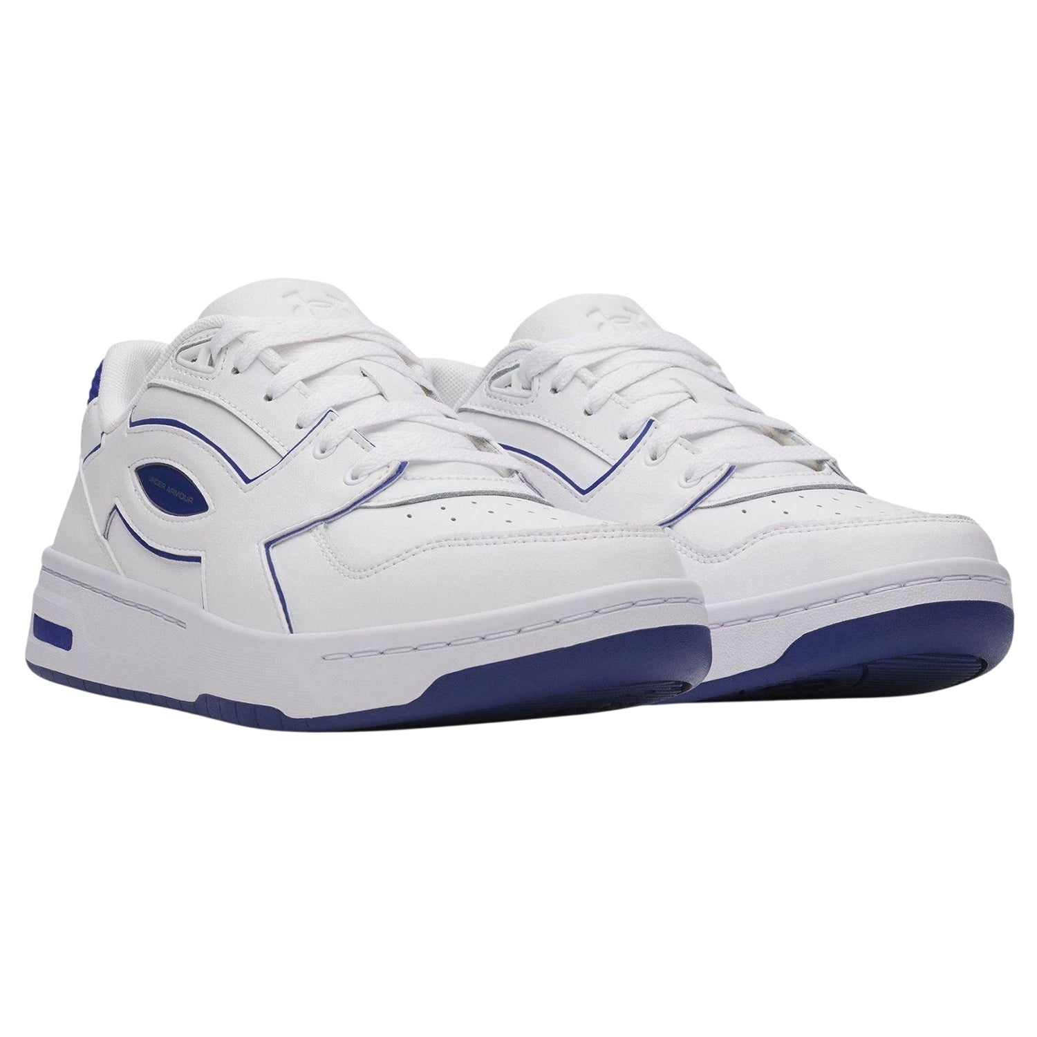 White-Royal Blue - Lifestyle - Under Armour Mens Low Cut Trainers