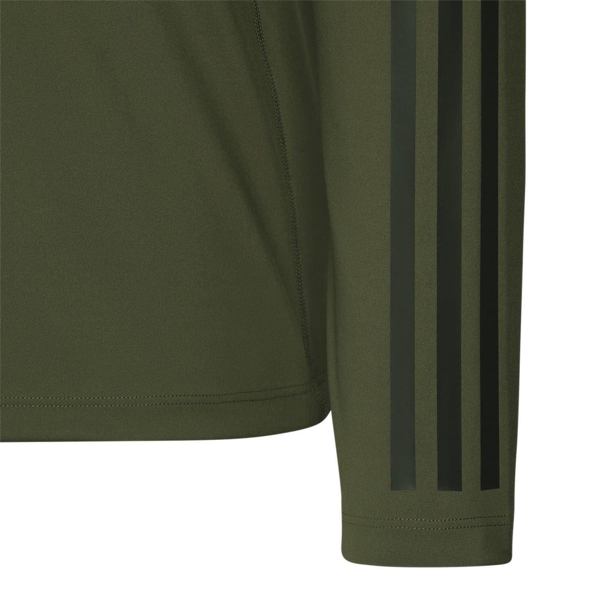 Green - Side - Adidas Mens Originals Crew Neck Regular Long-Sleeved T-Shirt