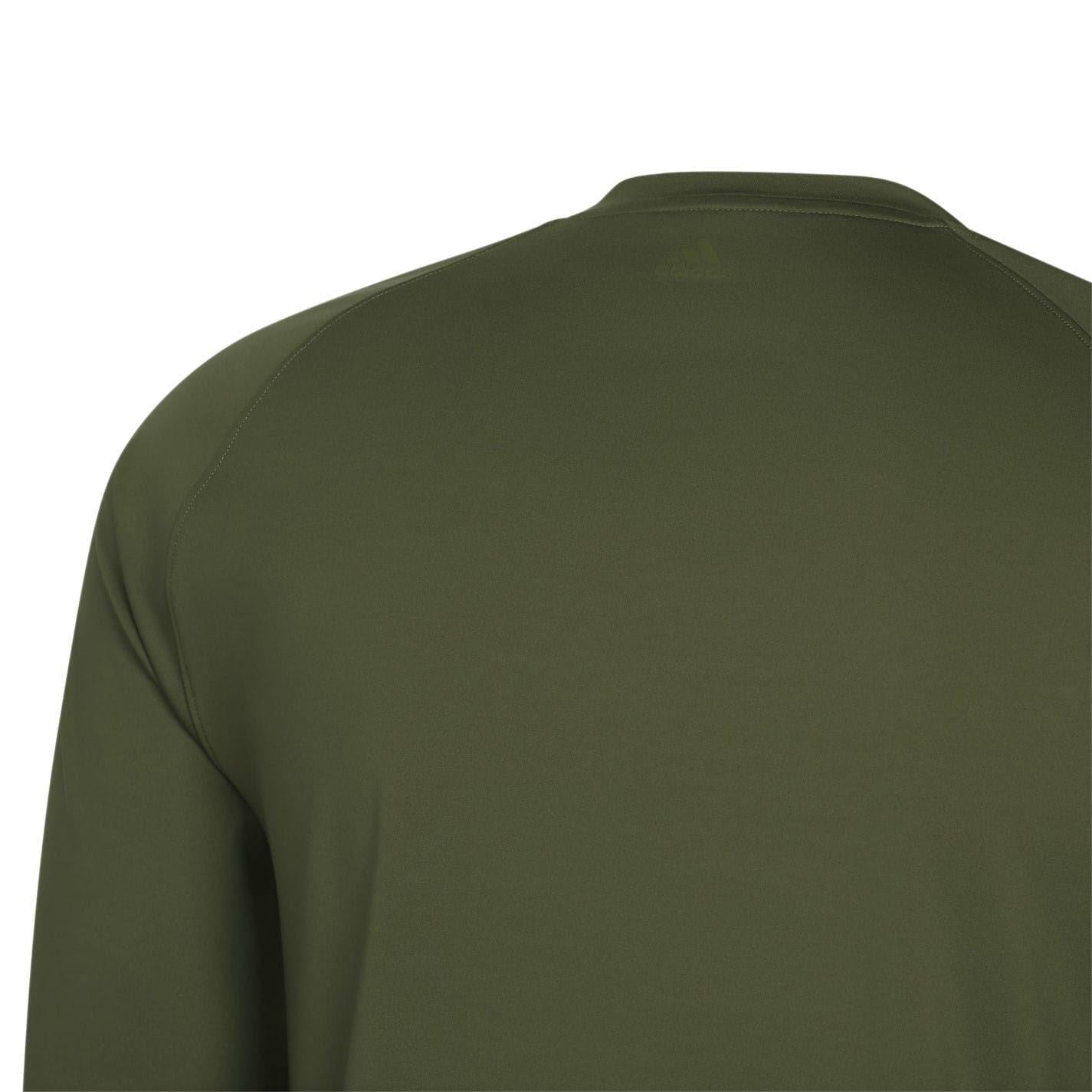 Green - Lifestyle - Adidas Mens Originals Crew Neck Regular Long-Sleeved T-Shirt