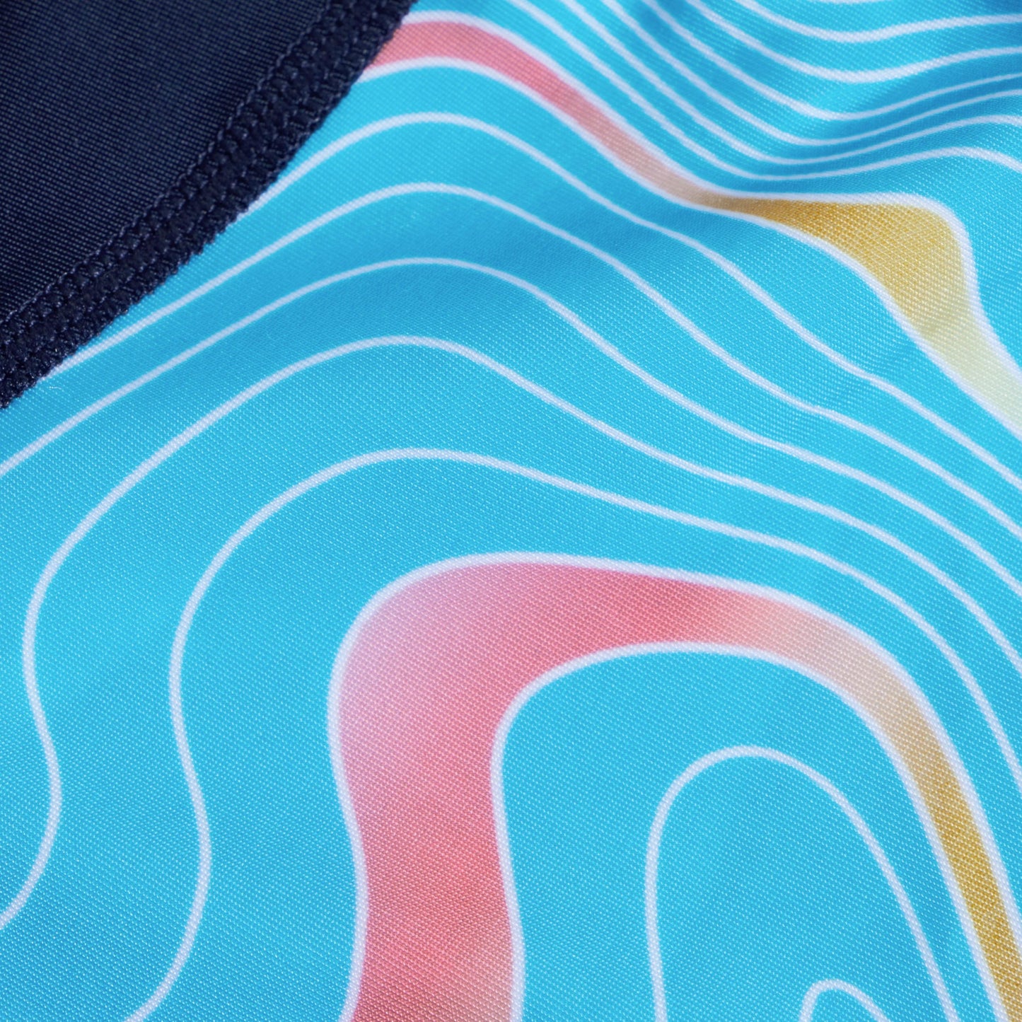 Navy - Pack Shot - Speedo Boys Digital Print V-Cut Swim Shorts