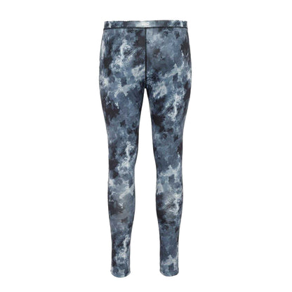 Black - Back - Gul Mens Tie Dye Snug Fit Leggings