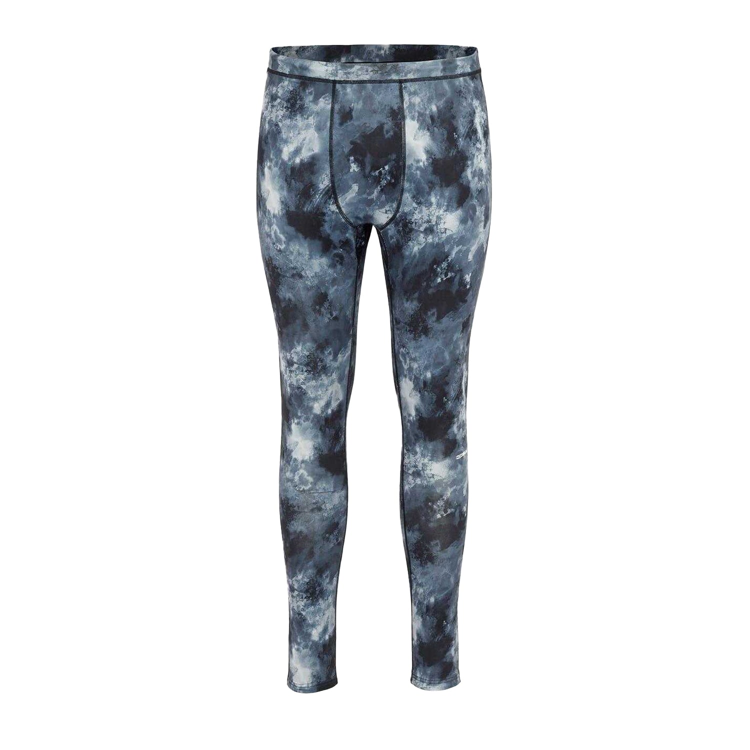 Black - Front - Gul Mens Tie Dye Snug Fit Leggings