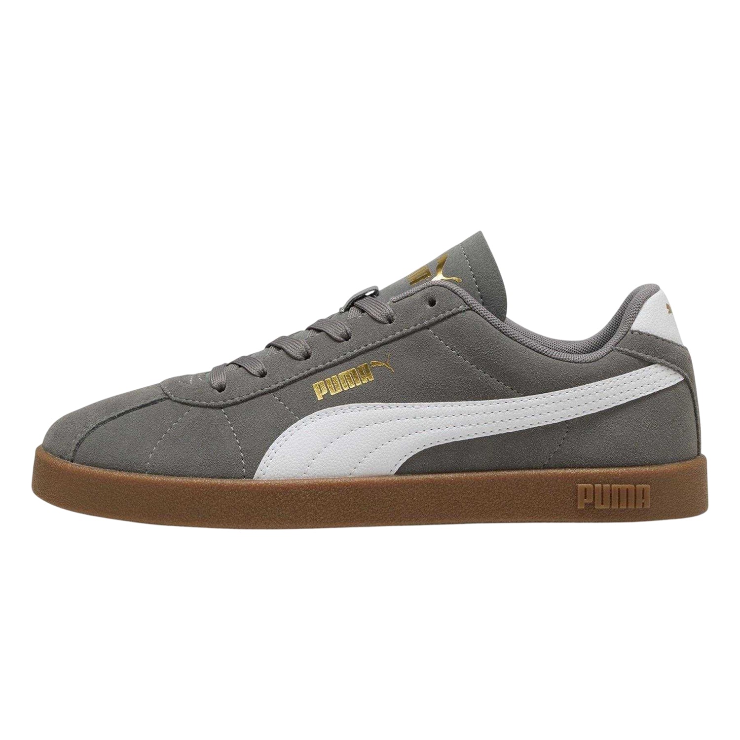 Iron-Gum - Back - Puma Mens Club II Suede Flat Trainers