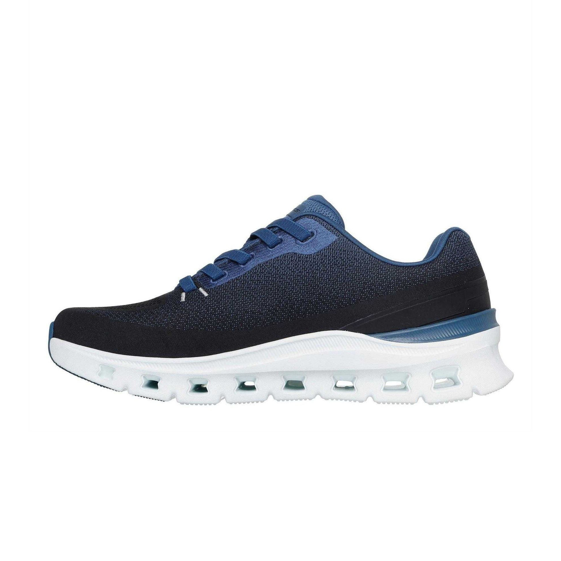 Black-Blue - Back - Skechers Mens Glide-Step Pro Trainers