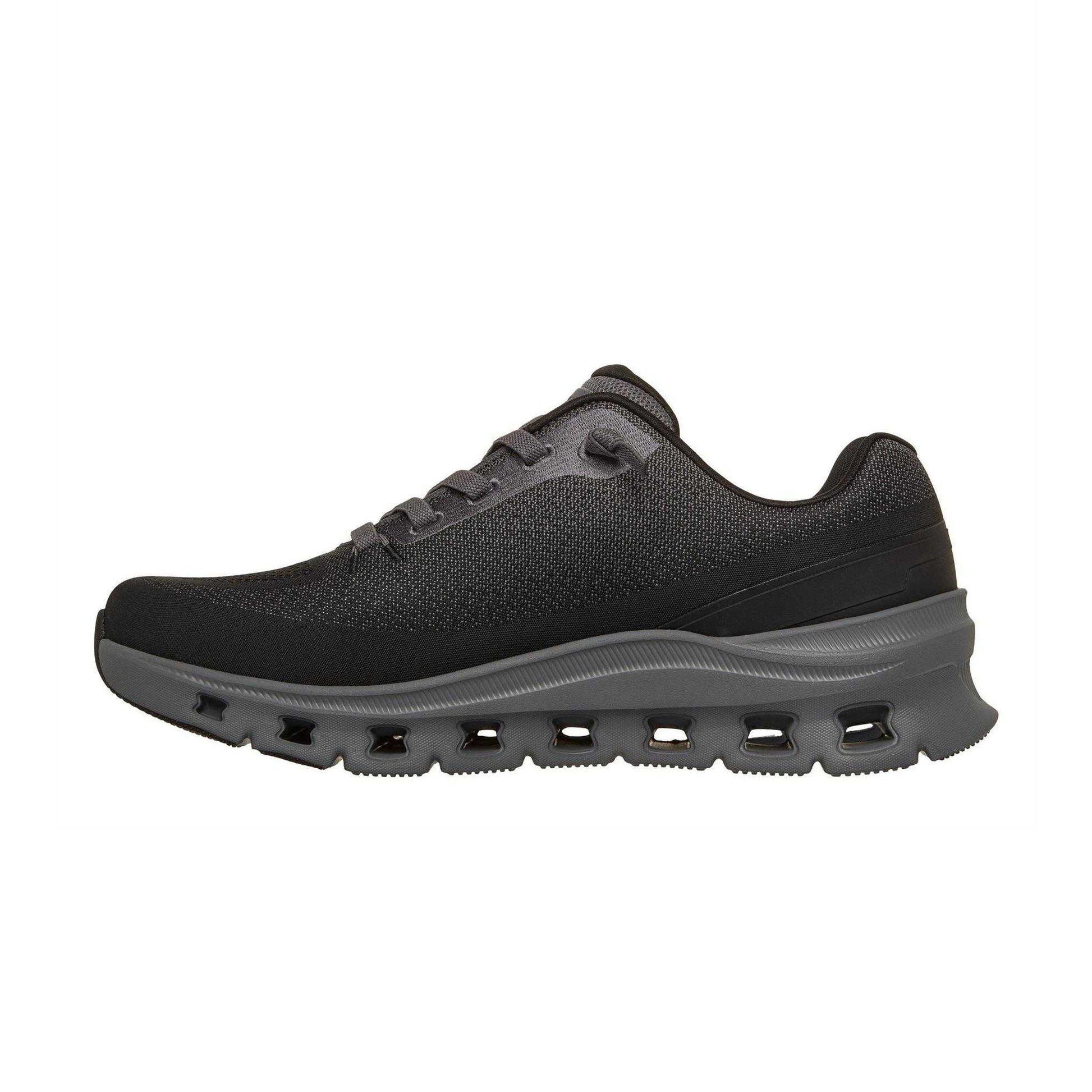 Black-Charcoal - Back - Skechers Mens Glide-Step Pro Trainers