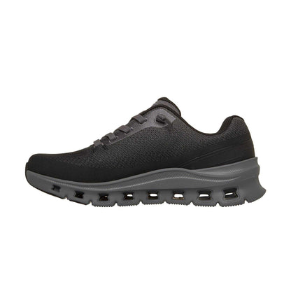 Black-Charcoal - Back - Skechers Mens Glide-Step Pro Trainers