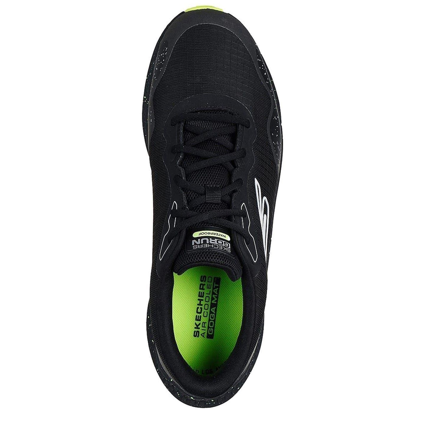 Black-Lime - Side - Skechers Mens GO RUN Consistent 2.0 - Piedmont Shoes