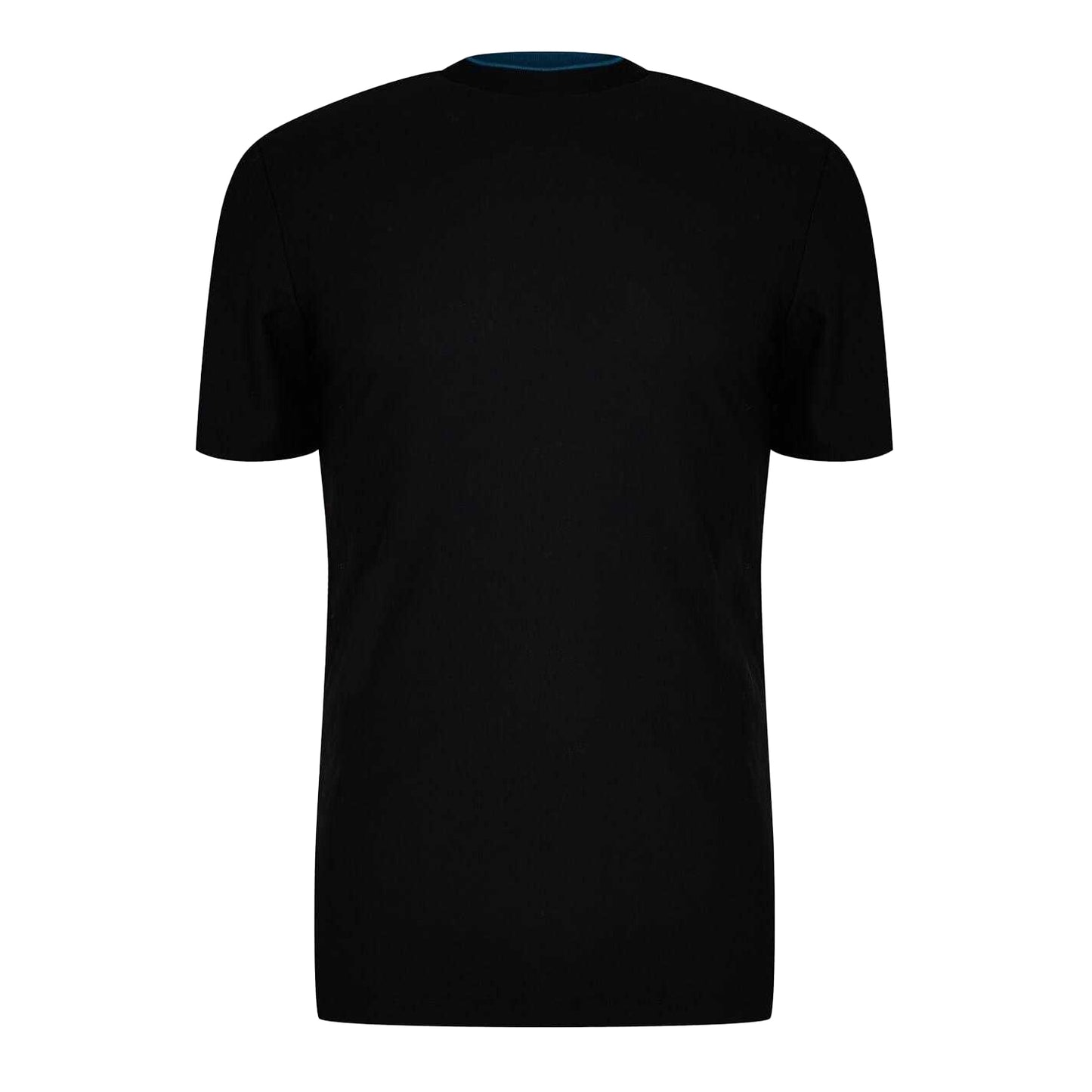 Black - Front - Boss Mens Tiburt Regular T-Shirt