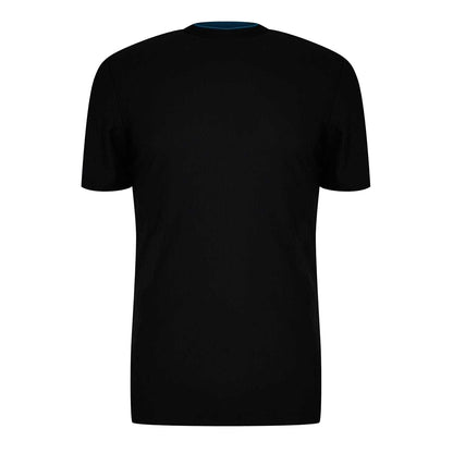 Black - Front - Boss Mens Tiburt Regular T-Shirt