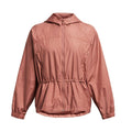 Pink - Front - Under Armour Womens-Ladies Vanish Elite Woven Full Zip Oversized Jacket