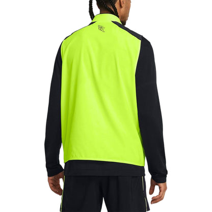 Yellow - Back - Under Armour Mens Launch Vest Top