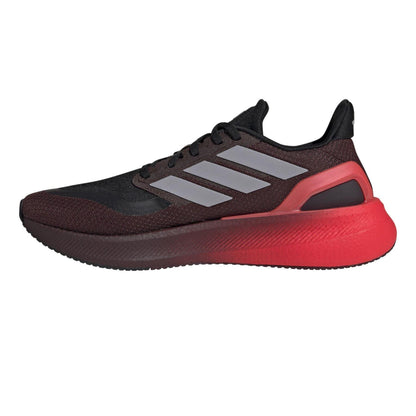 Red - Side - Adidas Mens Pureboost 5 Logo Trainers