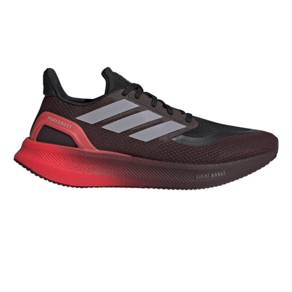 Red - Front - Adidas Mens Pureboost 5 Logo Trainers