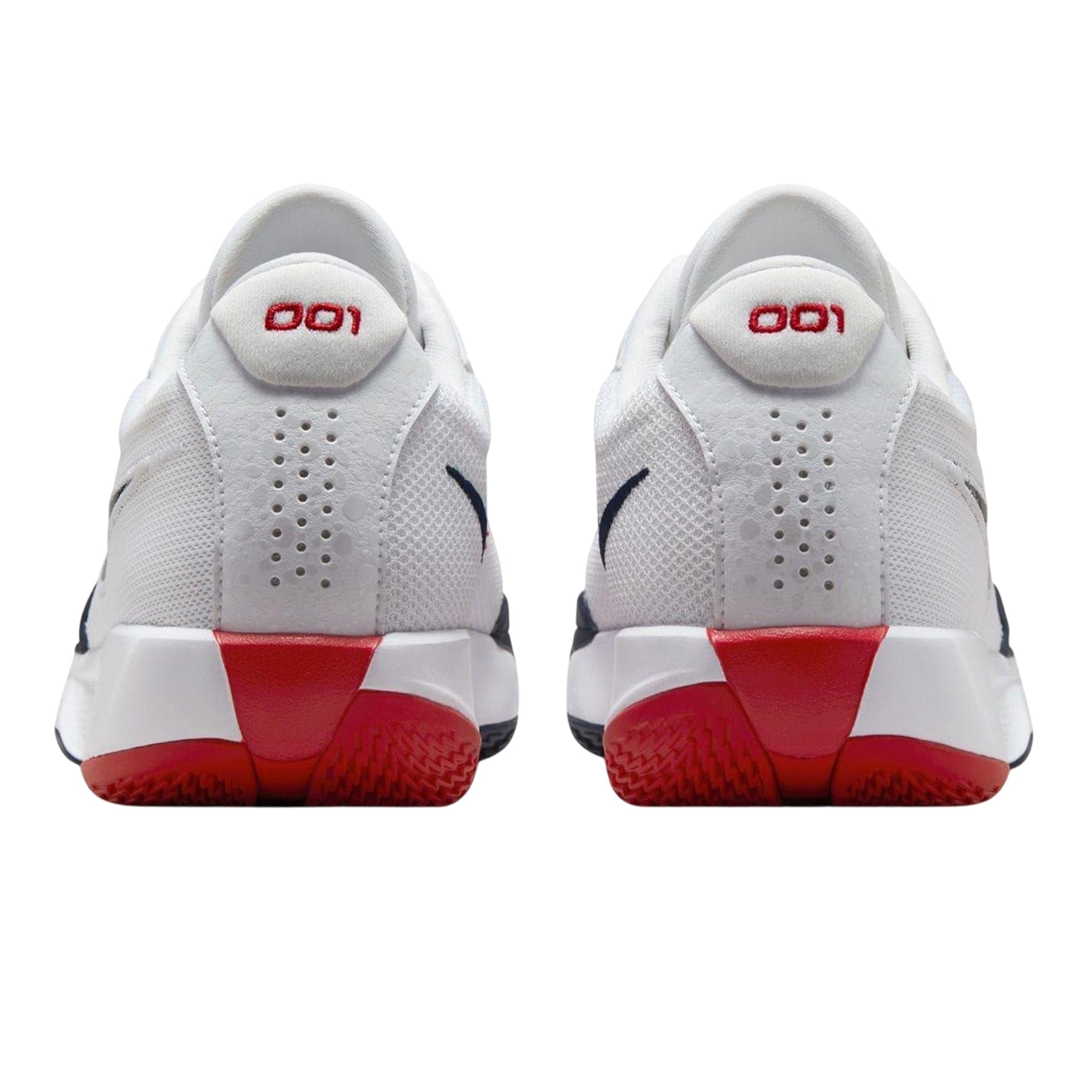 White-Navy-Red - Back - Nike Mens Zoom GT Cut Low Trainers