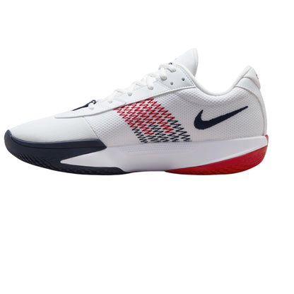 White-Navy-Red - Side - Nike Mens Zoom GT Cut Low Trainers