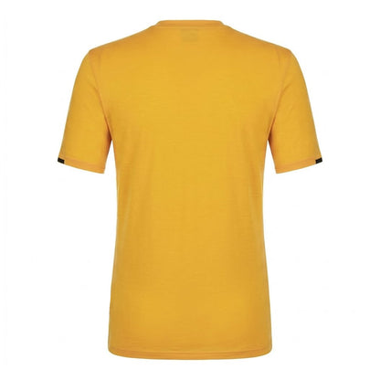 Gold - Back - Salewa Mens Pedroc Crew Neck Short-Sleeved T-Shirt