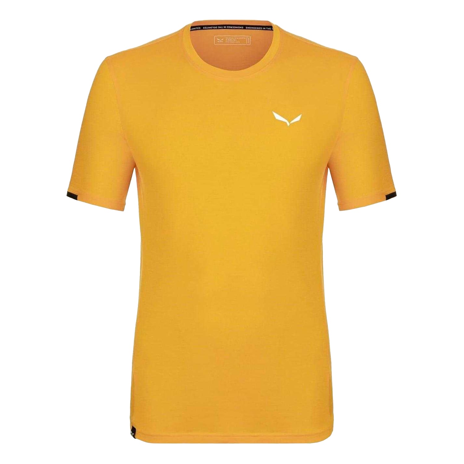 Gold - Front - Salewa Mens Pedroc Crew Neck Short-Sleeved T-Shirt