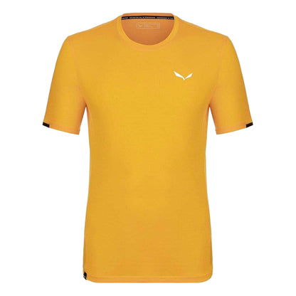 Gold - Front - Salewa Mens Pedroc Crew Neck Short-Sleeved T-Shirt