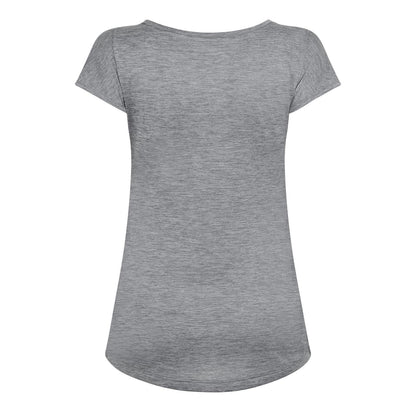 Grey Melange Marl - Back - Salewa Womens-Ladies Puez Crew Neck Regular T-Shirt