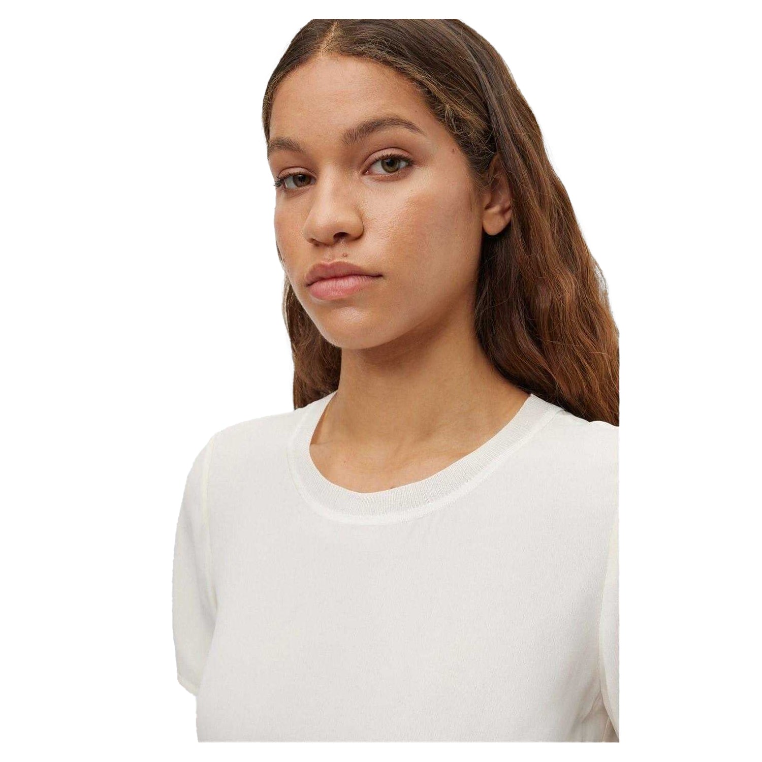 White - Side - Boss Womens-Ladies Ilyeana T-Shirt