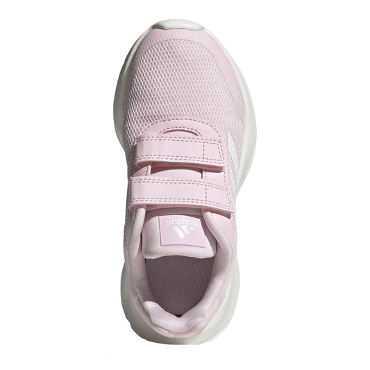 White - Front - Adidas Childrens-Kids Tensaur Run Trainers