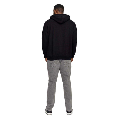 Black - Back - Jack And Jones Mens Logo Hoodie