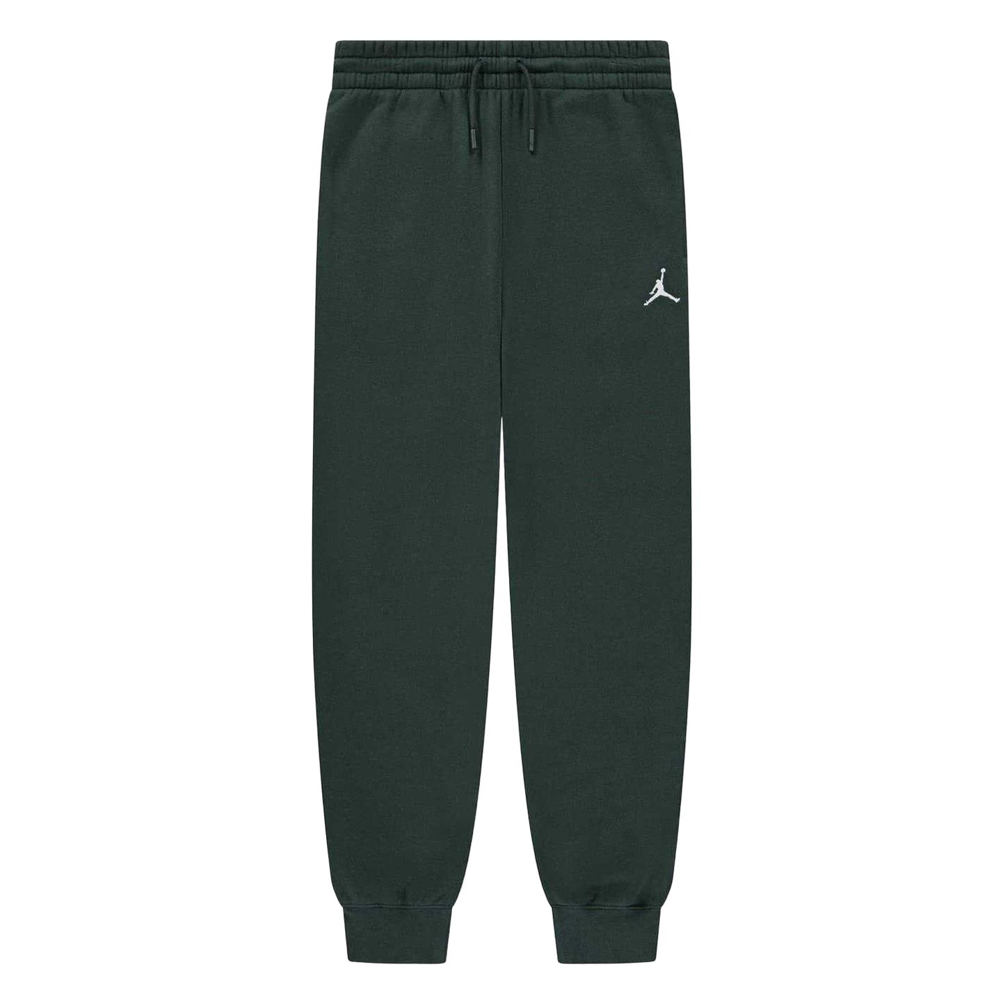 Midnight Green - Back - Nike Childrens-Kids Air Jordan Brooklyn Fleece Open Hem Joggers