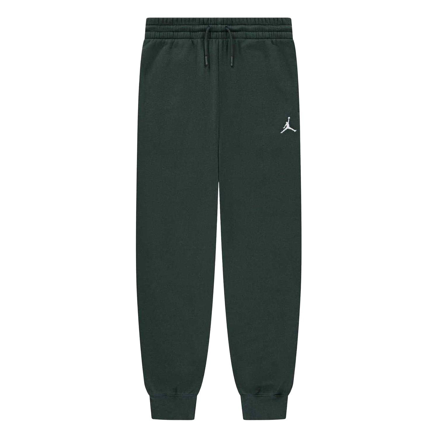 Midnight Green - Back - Nike Childrens-Kids Air Jordan Brooklyn Fleece Open Hem Joggers