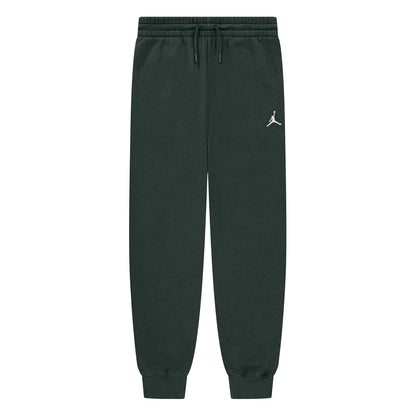 Midnight Green - Back - Nike Childrens-Kids Air Jordan Brooklyn Fleece Open Hem Joggers