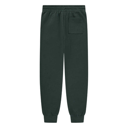 Midnight Green - Side - Nike Childrens-Kids Air Jordan Brooklyn Fleece Open Hem Joggers