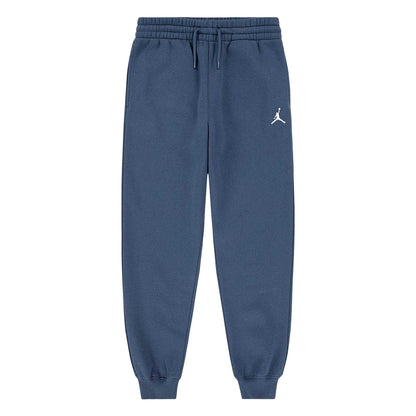 Blue - Front - Nike Childrens-Kids Air Jordan Brooklyn Fleece Open Hem Joggers