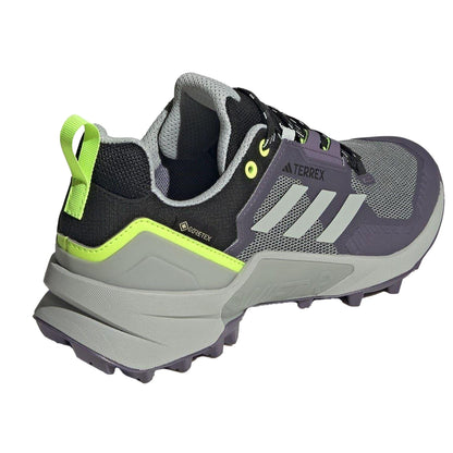 Grey - Back - Adidas Womens-Ladies Terrex Swift R3 Hiking Shoes