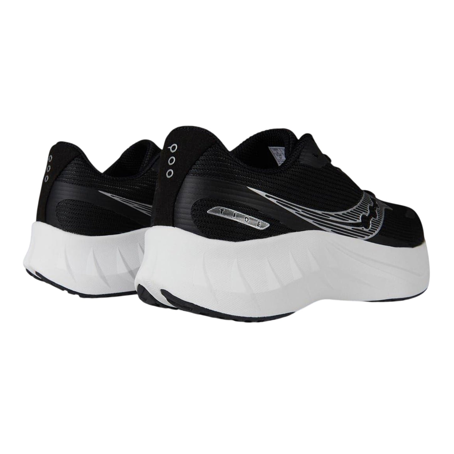 Black-White - Back - Saucony Womens-Ladies Tide 2 Shoes