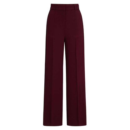 Red - Front - Boss Womens-Ladies Plain Tailored Trousers