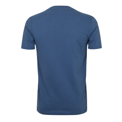 Blue - Back - Boss Mens Tessler Regular T-Shirt