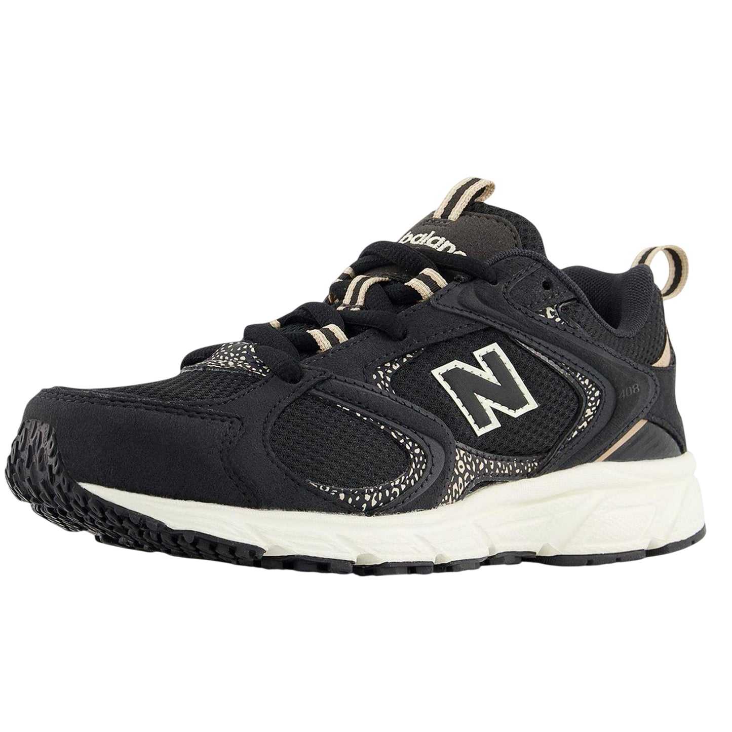 Black - Lifestyle - New Balance Womens-Ladies 408 V1 Trainers