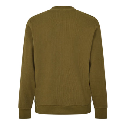 Brown - Back - Diesel Mens Ribbed Sweatshirt